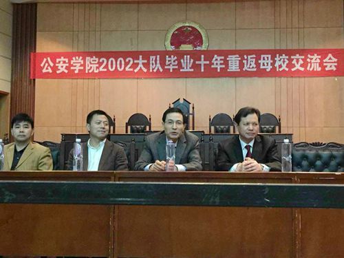 游子心,母校情——原公安nba在线看
2002大队毕业十年返校侧记